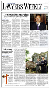 Troy Haney in Michigan Lawyers Weekly